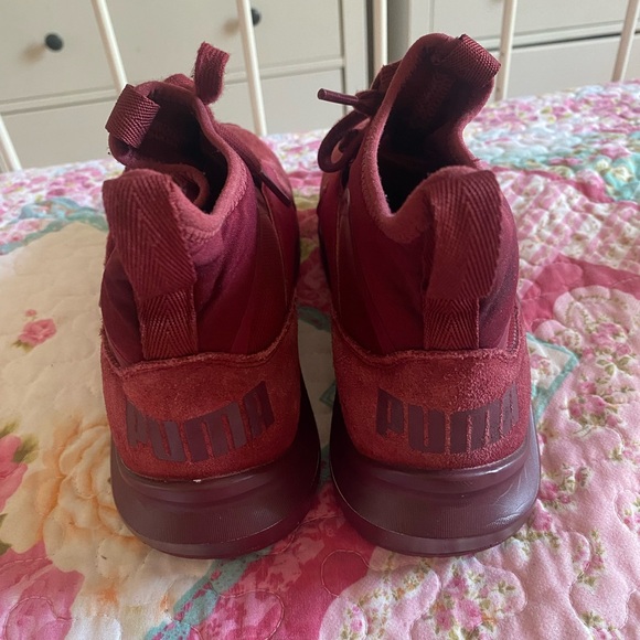 Puma burgundy Phenom Suede Sneakers - Picture 7 of 7
